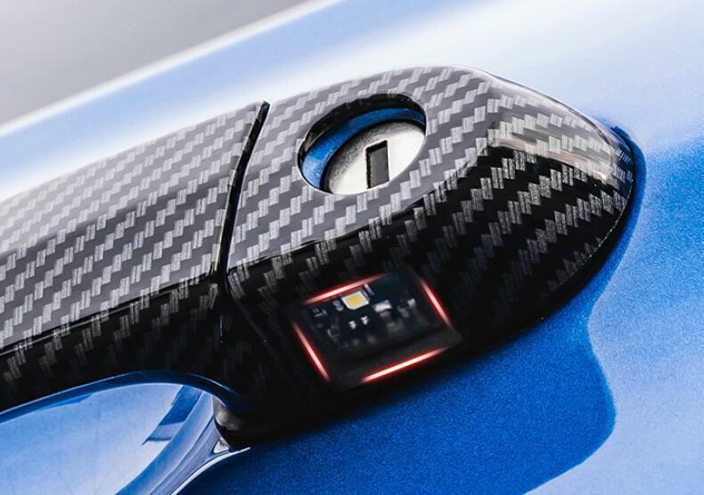 for BMW F30 F35 2013-2018 2019 ABS Carbon Fiber Outside Door Handle Cover Trim