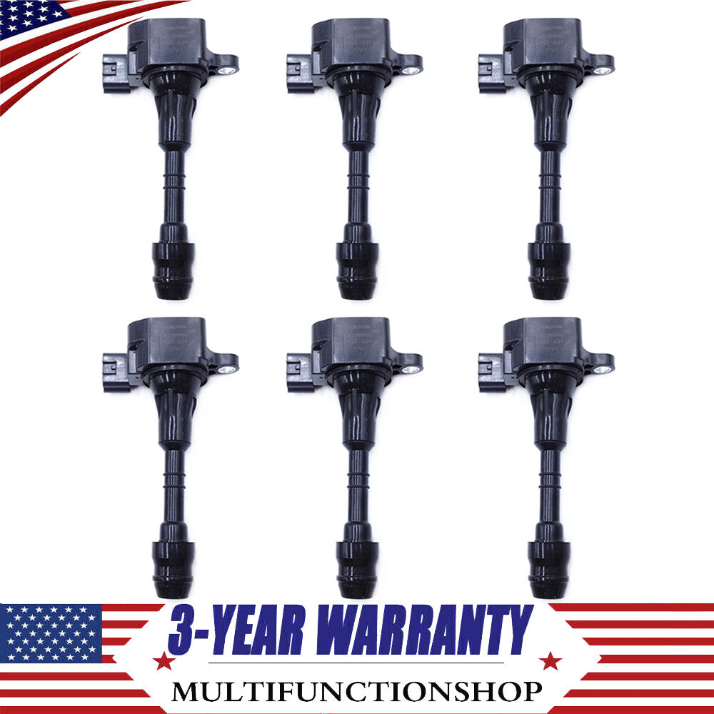 6x Ignition Coil for Nissan Xterra Frontier Pathfinder 4.0L 2001-19 22448-8J115