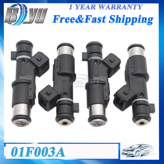 New 4PCS Fuel Injector for Peugeot 206 307 406 407 607 Expert for Citroen C5 01F003A