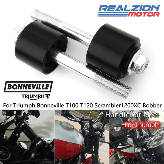 Riser Bar Mount Spacer for Triumph Bonneville T100 T120 Bobber Scrambler 1200XC