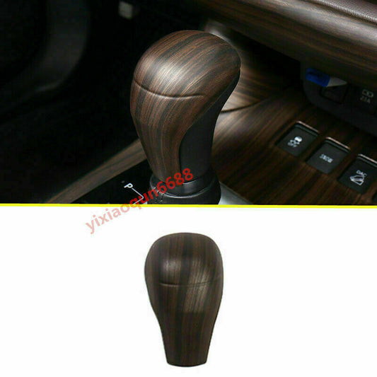 Wood Grain Gear Lever Shift Knob Cap Cover Trim for Toyota Highlander 2014-2019