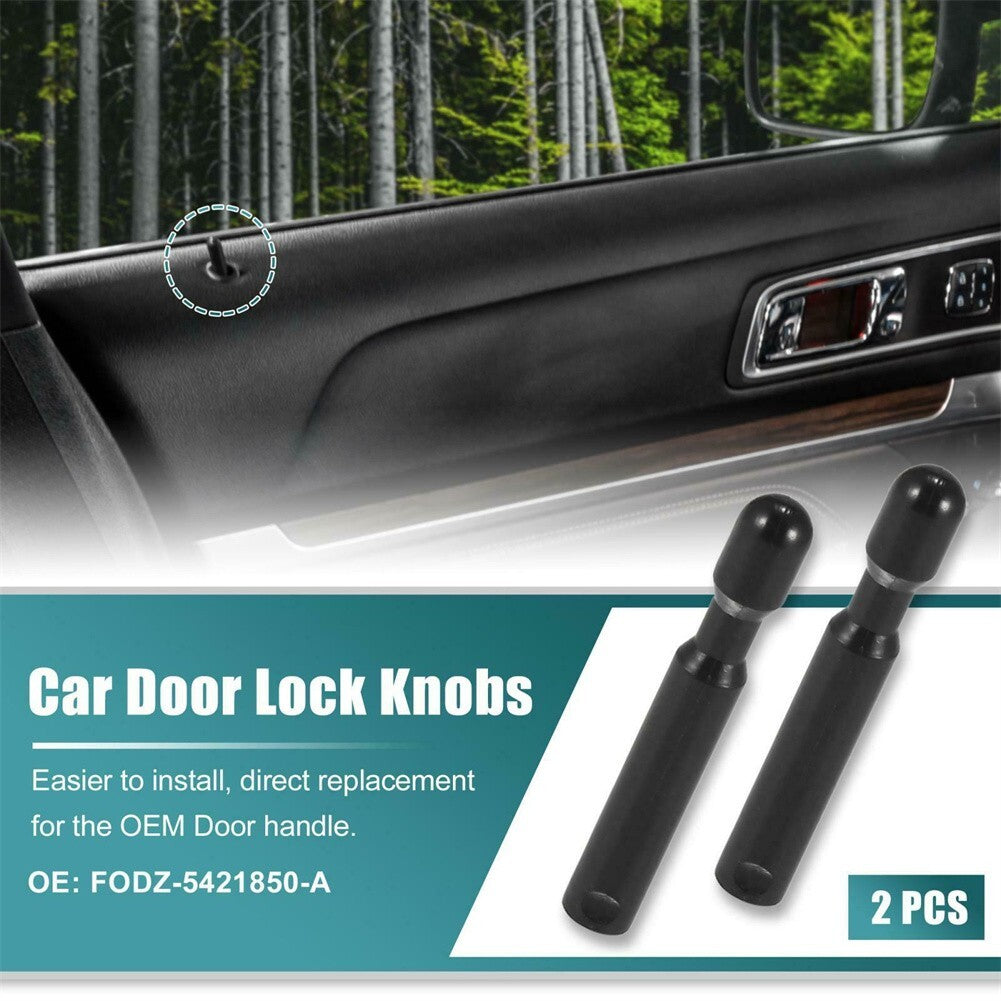 2 Pcs Door Lock Pull Knob FODZ-5421850-A for Ford F-150 Explorer Taurus
