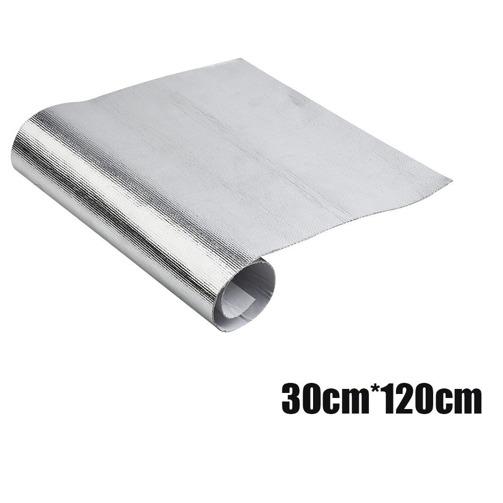 4812IN Car Heat Shield Insulation Hood Sound Deadener Protective Film Mat