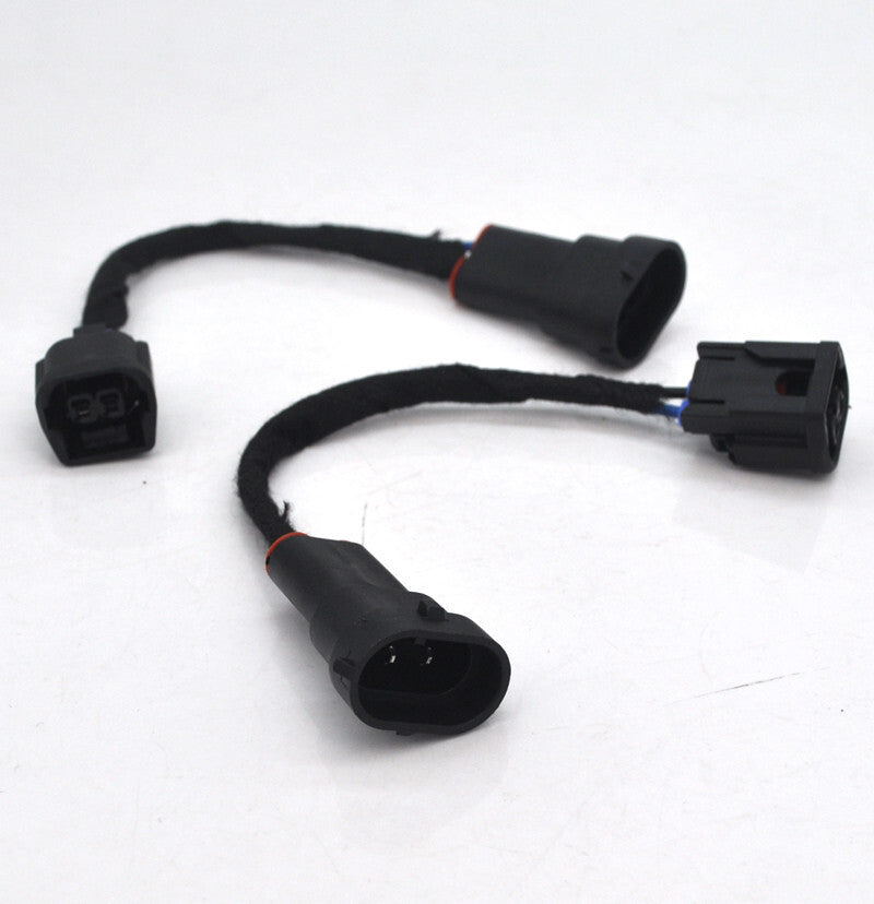 2x Halogen to LED Foglight Plug and Play Adaptor cable for Honda accord 4dr H8