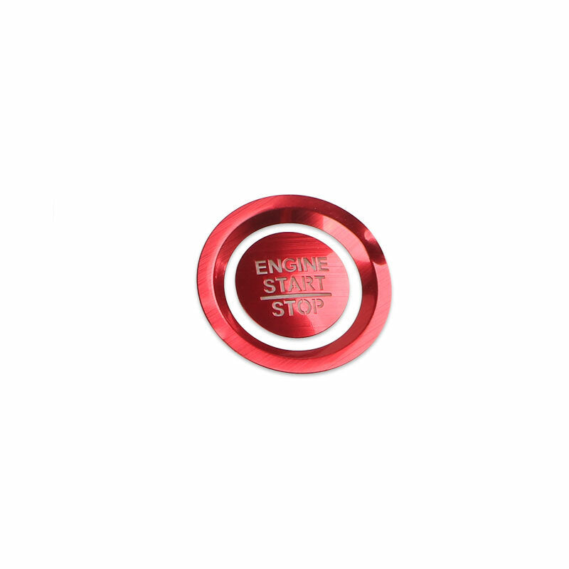 One-Button Start Switch Red Aluminum Cover Trim Fit For 2018-2020 for Honda Accord