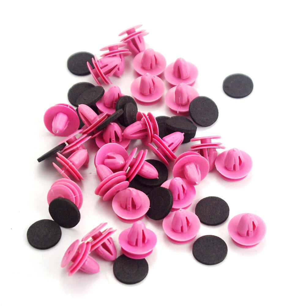 40pcs Nylon Retainer Fastener Moulding Pink Clip 82315-27000 for Hyundai for Elantra