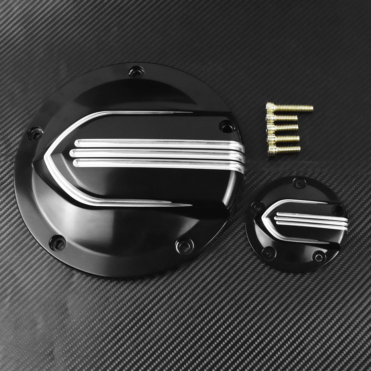 Raised Derby Cover Timer Cover Fit for Harley Dyna 06-17 Softail 07-18 Touring