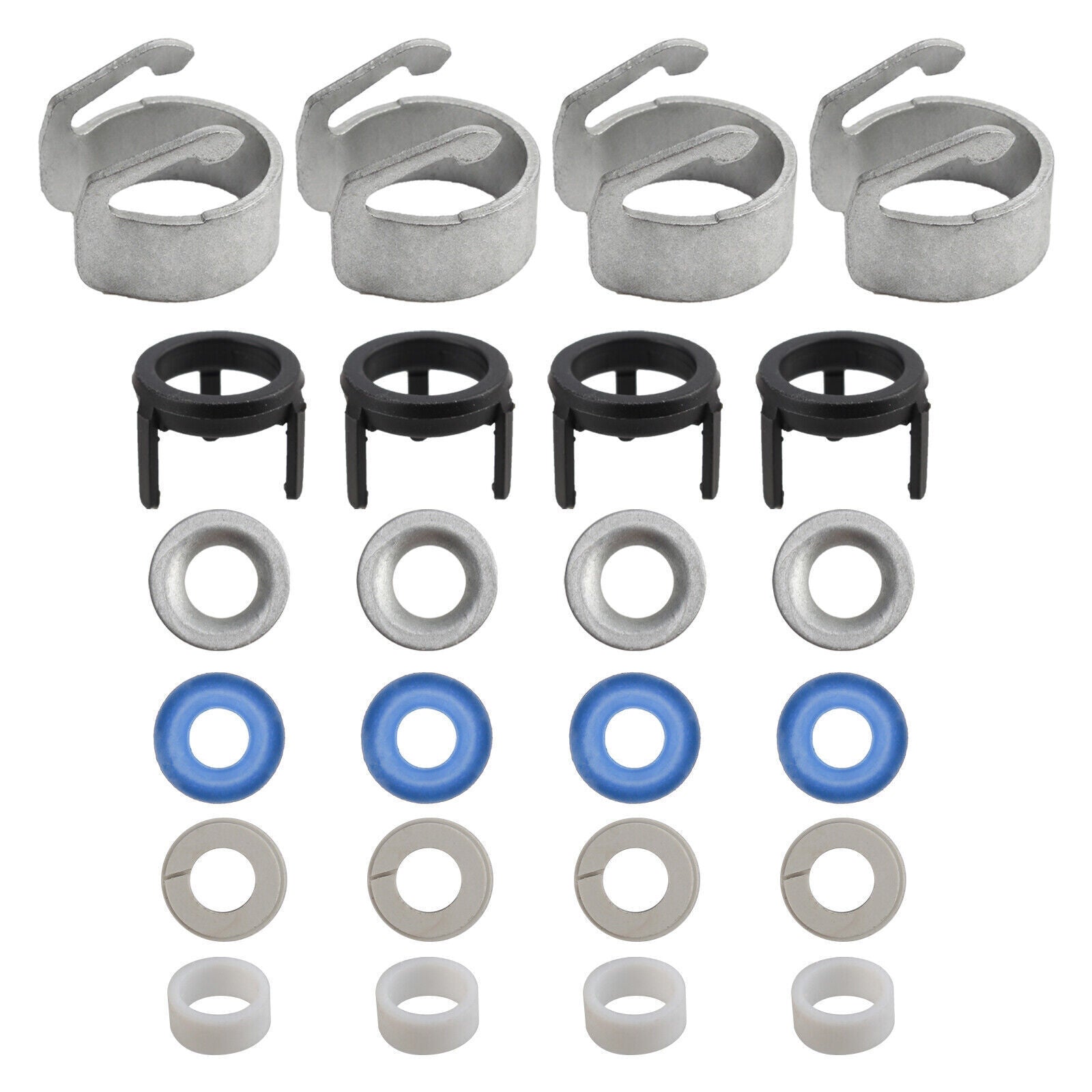 4Set Fuel Injector O-ring Seals Replace Kits for AUDI A3 A4 A5 A6 Q3 TT Q5 for VW