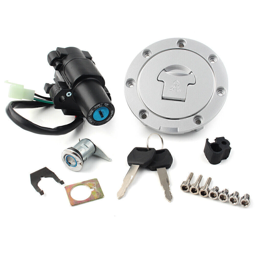 Ignition Switch Fuel Gas Cap for Seat Lock Key Set for Honda CB500 CB600F CBR250R