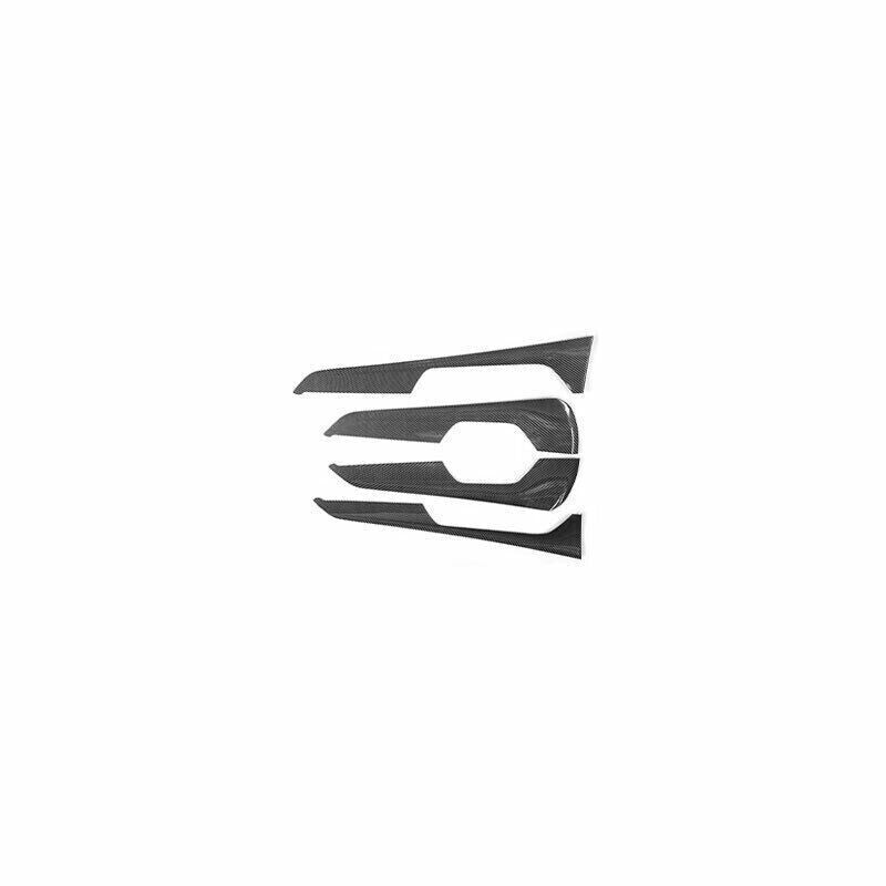 Fit for Audi A6 A7 2019-24 Carbon Fiber Look Inner Door Panel Molding Strip Trim
