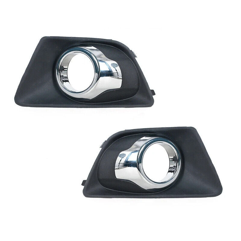 for Ford EcoSport 2013-2017 Pair Front Bumper Fog Light Cover Fog Lamp Frame