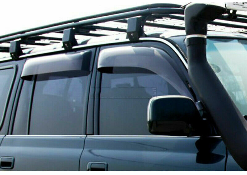 for Land Cruiser LC80 FJ80 1990-97 Side Window Visor Vent Sun Shade Rain Guards