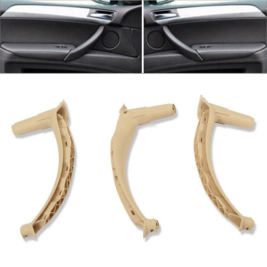 Inner Door Panel Handle Pull Trim Cover Left Right for BMW E70 X5 Beige