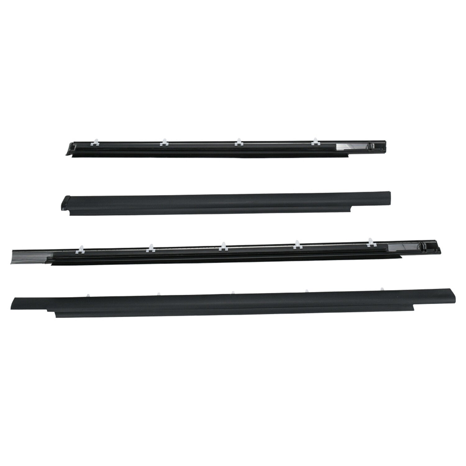 L+R Molding Trim Weatherstrip Window Door Belt Seal For 2001-2007 for Toyota Sequoia
