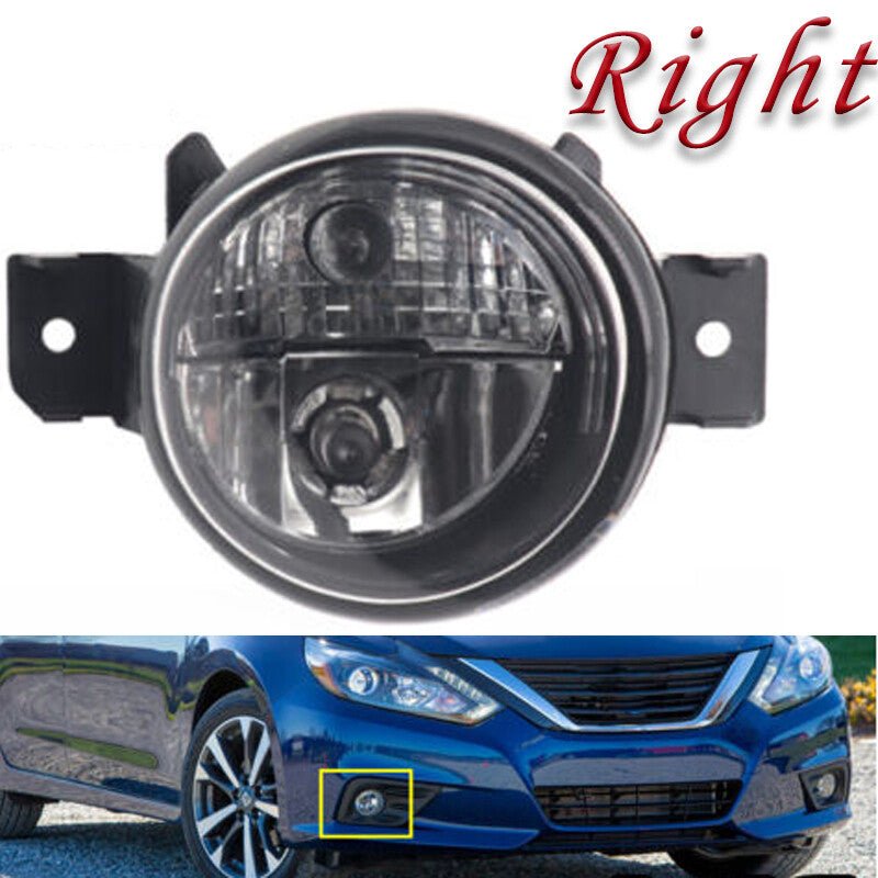 Front Bumper Light Fog Light Right for Nissan Altima 2016-2018 Passenger Side