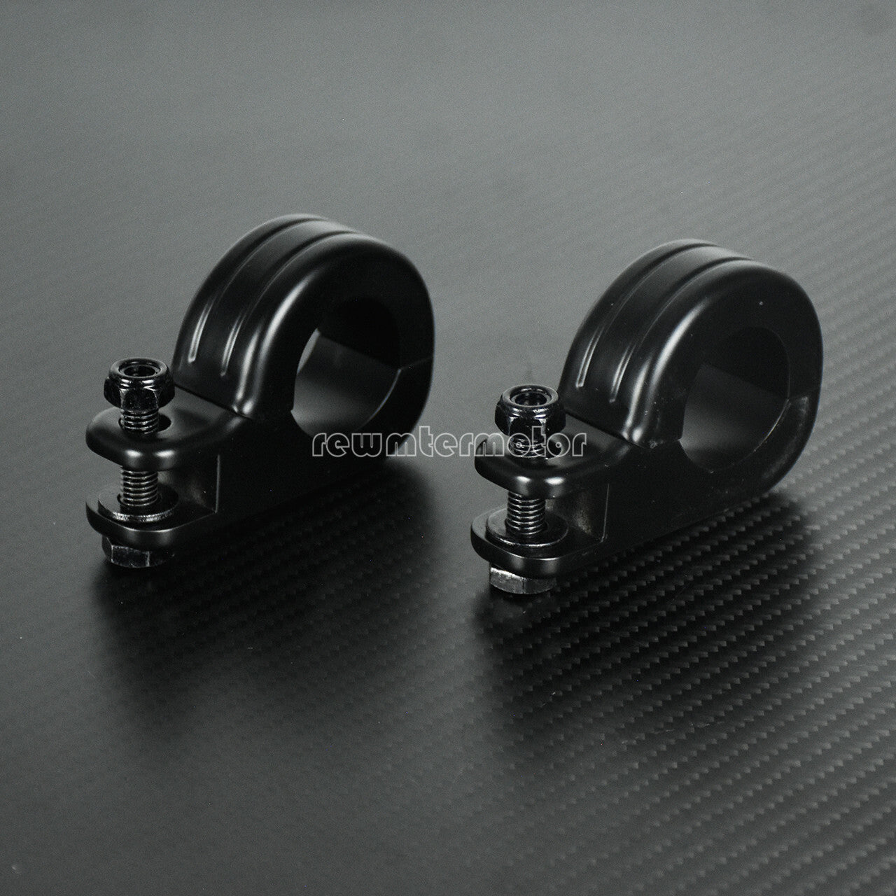 1 to 1 1/4 Highway Foot Pegs Footrest Engine Guard Clamp Mount Fit for Harley