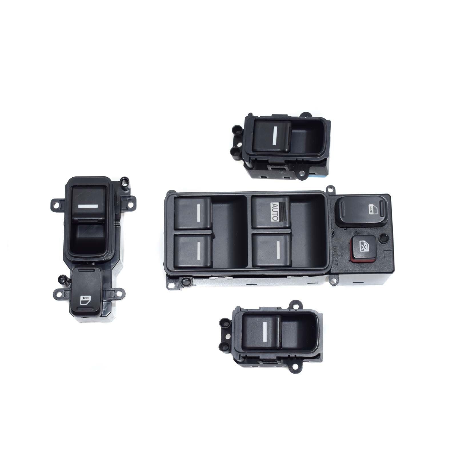 for Honda for Civic Accord New Electric Power Window Master Control Switch set of 4