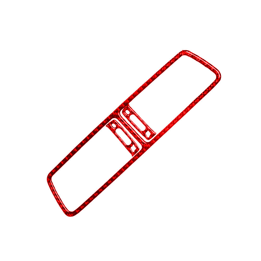 Red Carbon Fiber Vent Outlet Trim for Volkswagen for Passat 2006-11