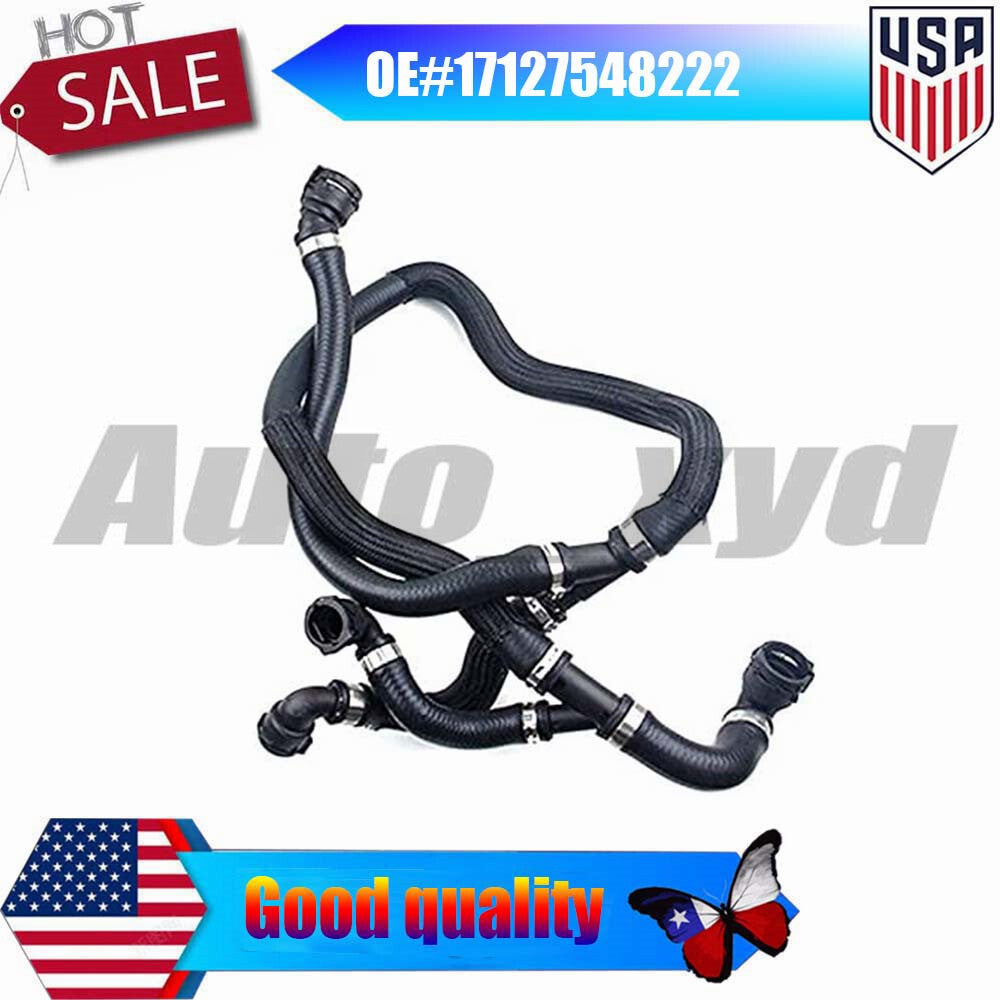 17127576371 Expansion Tank Radiator Coolant water Hose Pipe for BMW X5 2011-2013