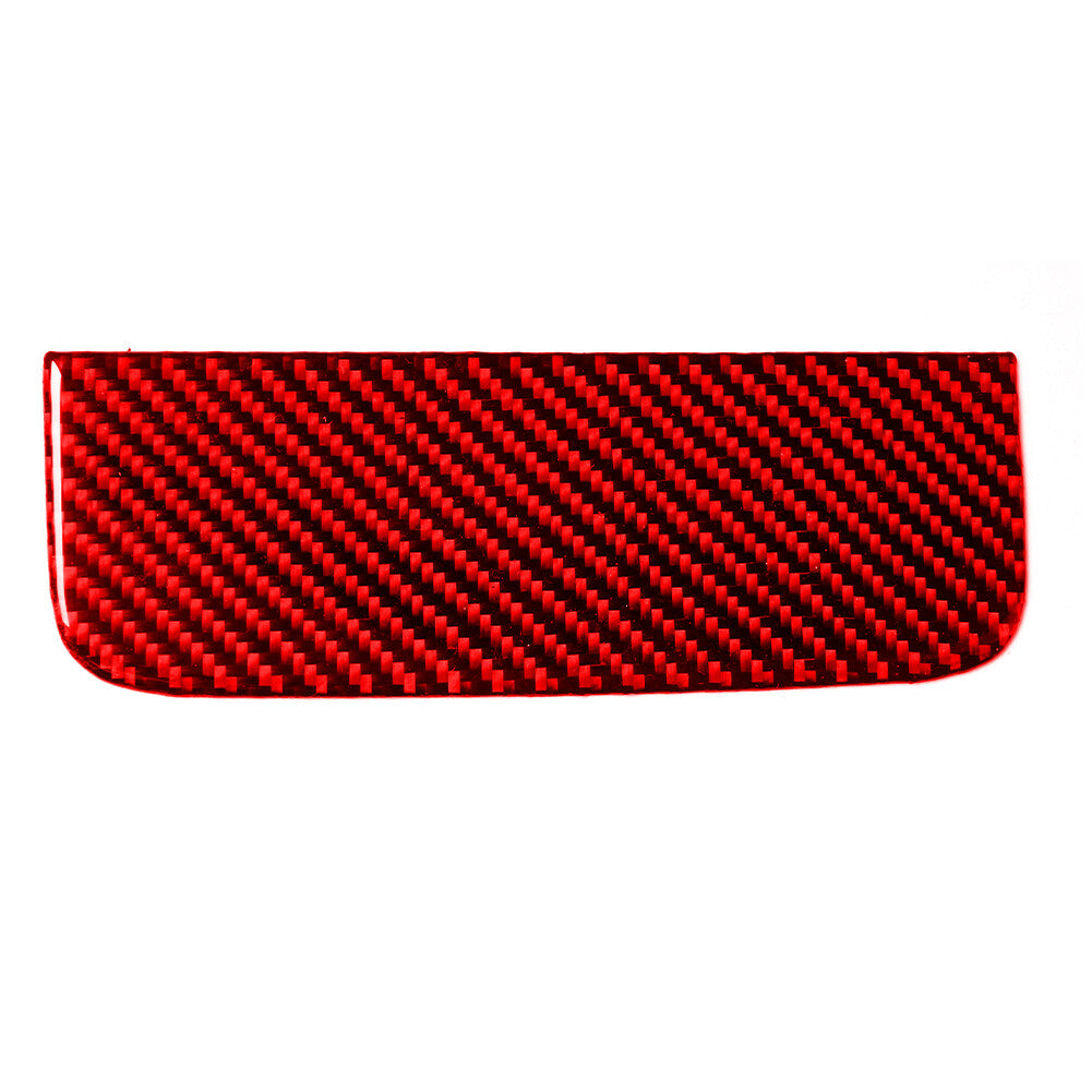 Red Carbon Fiber Front Overhead Light Cover Trim for Subaru Forester 2005-2008
