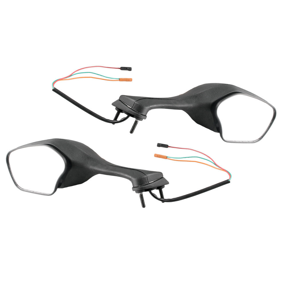 for Honda CBR 1000RR 2008-2011 Black 2x Rear Mirrors Turn Signal Indicators