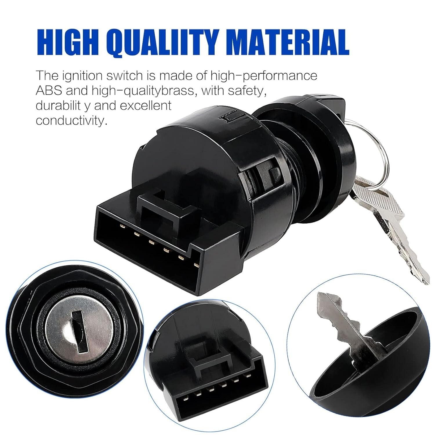 4012165 Ignition Key Switch for Polaris Ranger 400 425 500 570 700 800 900 1000