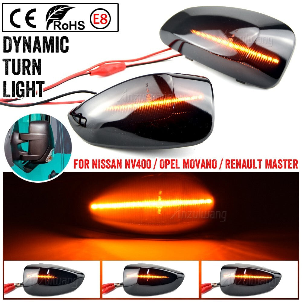 Dynamic Turn Signal Light for Renault Master 2010 for VAUXHALL / for OPEL MOVANO for NISSAN