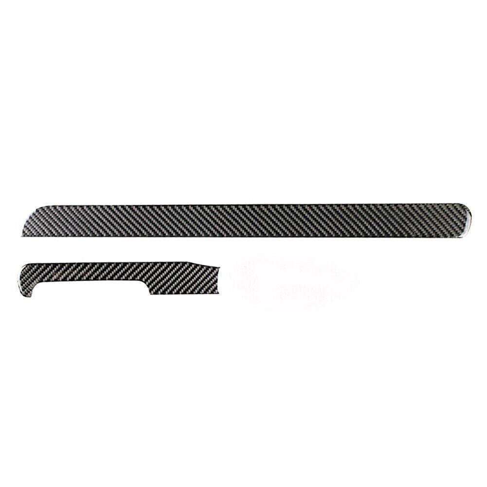 2 Pcs Carbon Fiber Copilot Dashboard Panel Cover for VW for Golf 6 MK6 2008-2013