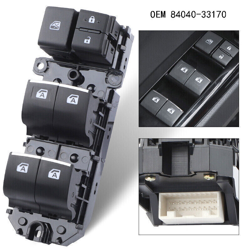 for Toyota for Camry C-HR 2018-20 Driver Side Master Power Window Switch 84040-06070