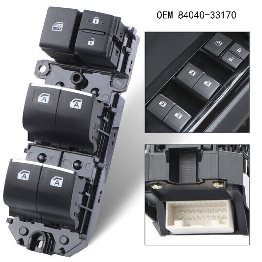 for Toyota for Camry C-HR 2018-20 Driver Side Master Power Window Switch 84040-06070