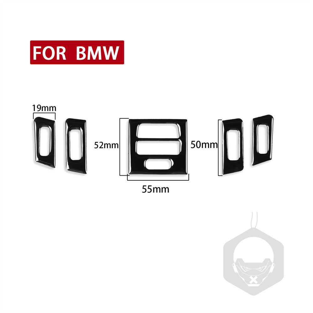 5¡ÁBlack Air Conditioner Outlet Vent Cover for BMW 3 Series E90 E92 E93 2005-2012