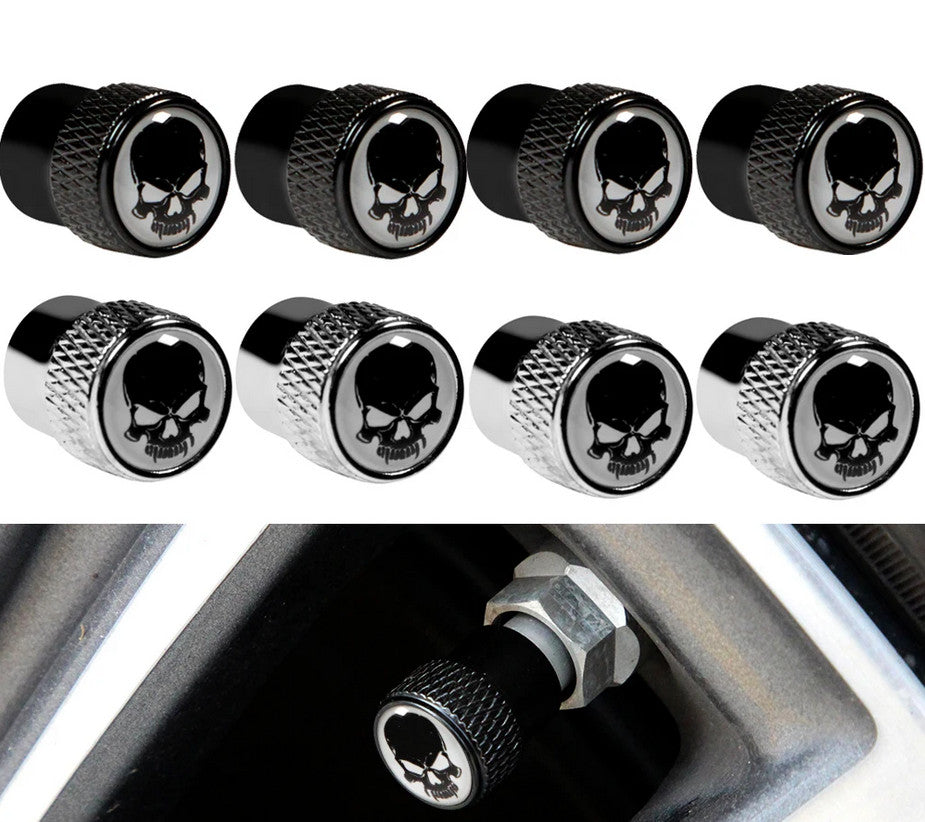 4-piece car tire valve cover rod air dust cover dustproof red rocket for BMW