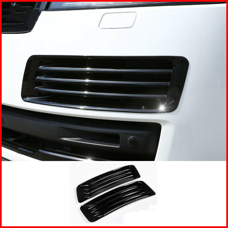 for Range Rover L405 2013-2017 Black Car Front bumper Fog Light Lamp Cover Trim