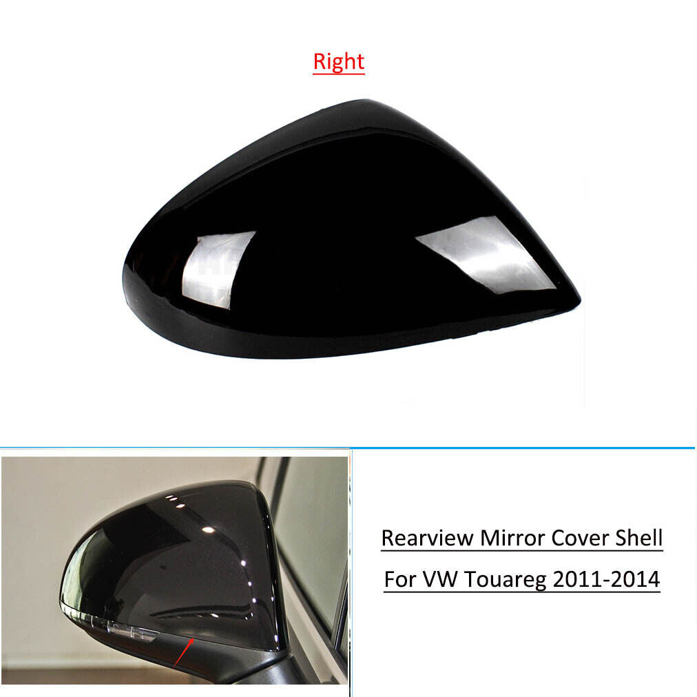 Right Side Rear View Mirror Cover Painted Cap Fit for VW Touareg 2011 2012-2014