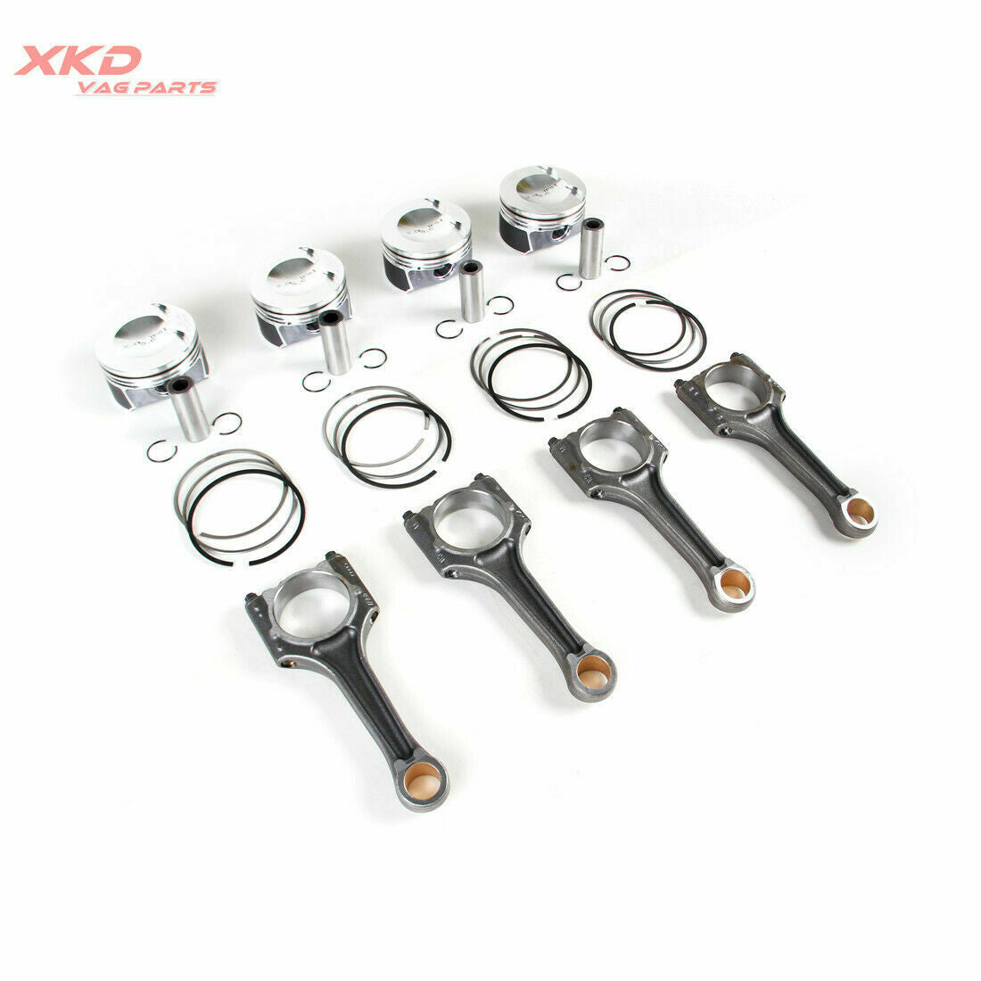 EA888 2.0T 21mm 82.51mm Piston Ring Connecting Rod Fit for VW for Tiguan CCTA CBFA