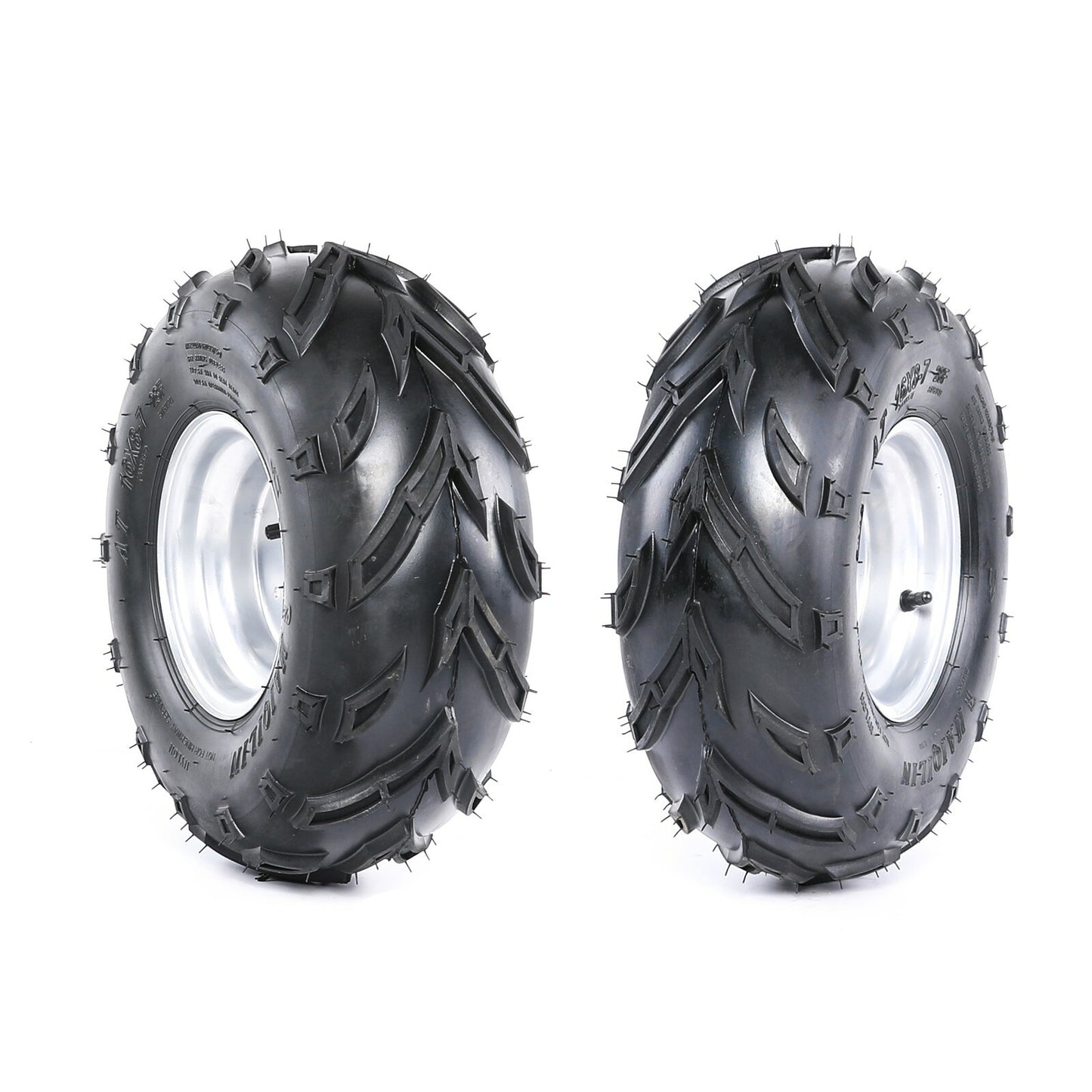 2-pack 16x8-7 tires, wheels, rims, 3 studs, 16x8x7 all-terrain vehicle, four-wheel go-kart, Taodao cooler 125