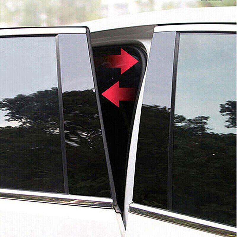 Piano Black Pillar Posts Door Window Molding Strip for Lexus for ES 350h 350 13-2018