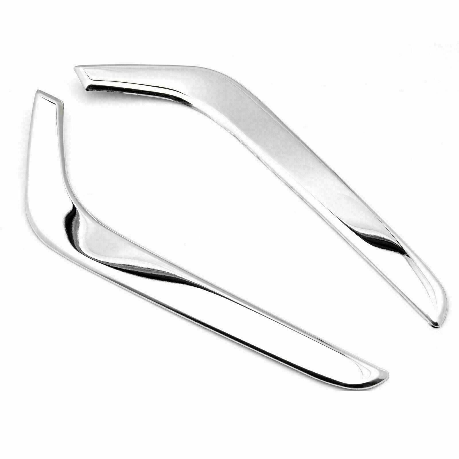for Honda CR-V CRV 2017-2020 2021Front Fog Light Lower Cover Eyelid Trim Chrome
