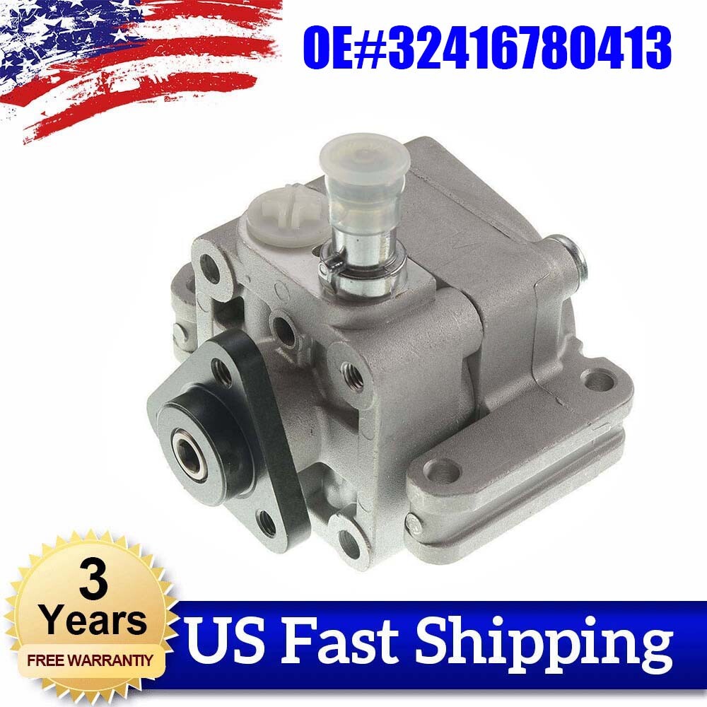 1 Power Steering Pump, 32416780413, new, Suitable for BMW X3 2.0L, 2.5L, 3.0L 120i, 2014-2016.