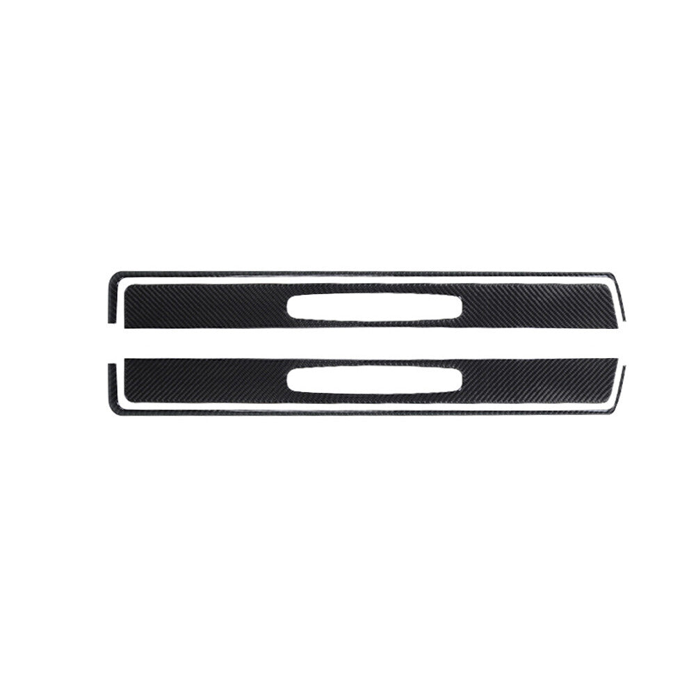 4PCS carbon fiber entry strip trim for Porsche 718 2016-2022
