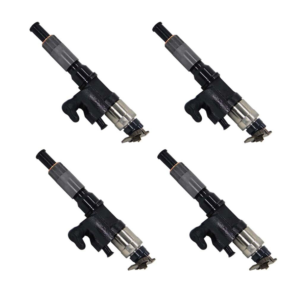 Four new fuel injectors, 095000-5471, for Isuzu NPR NPR-HD 4HK1 diesel 2001 - 2007 03