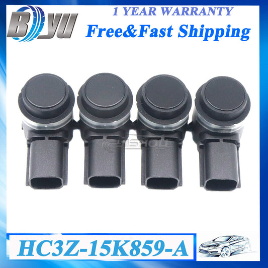 4x Rear Auto Reverse Backup Bumper Parking Aid Sensor PDC for Ford HC3Z-15K859-A