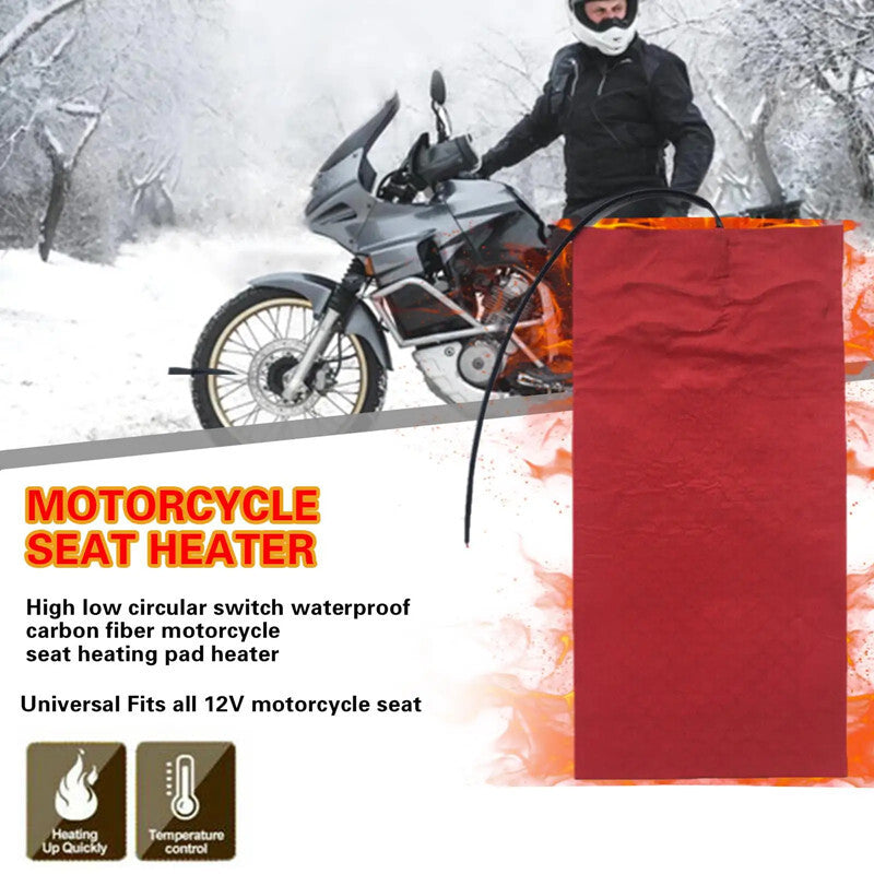 Universal 25W 12V Motorcycle Heated for Seat Heater Pad Heating Cushion Warm Mat Kit