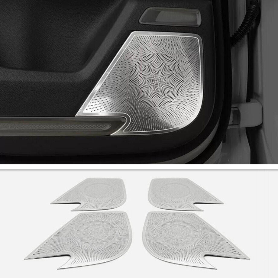 for Honda CR-V CRV 2023-2024 Silver Car Inner Door Speaker Horn Frame Cover Trim