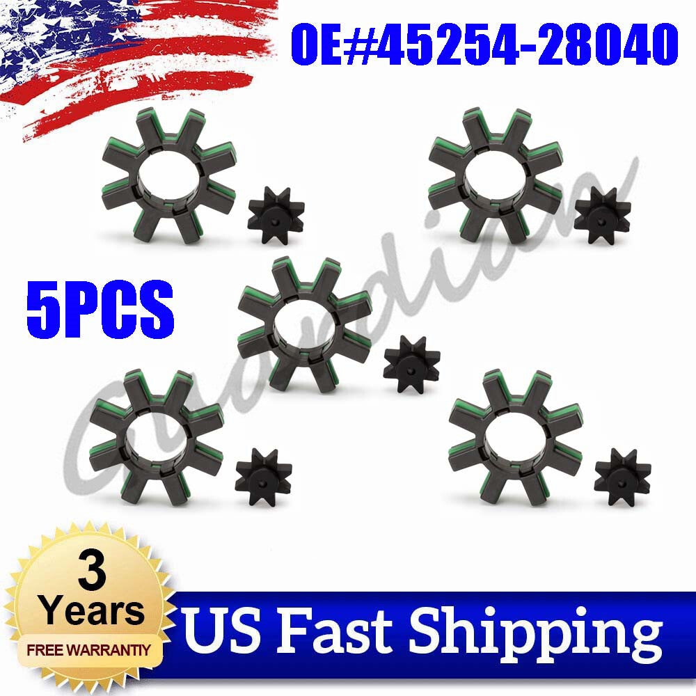 5PCS Steering Motor Elastic Coupling Gear 45254-28040 for Toyota Avalaon for Camry