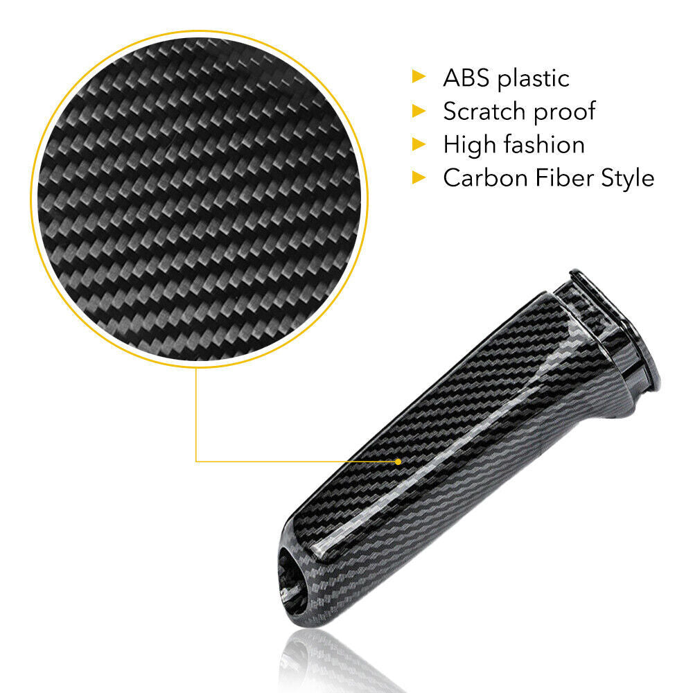 Handbrake lever cap decoration for BMW E46, E90, E92, F30, F32 - Carbon fiber
