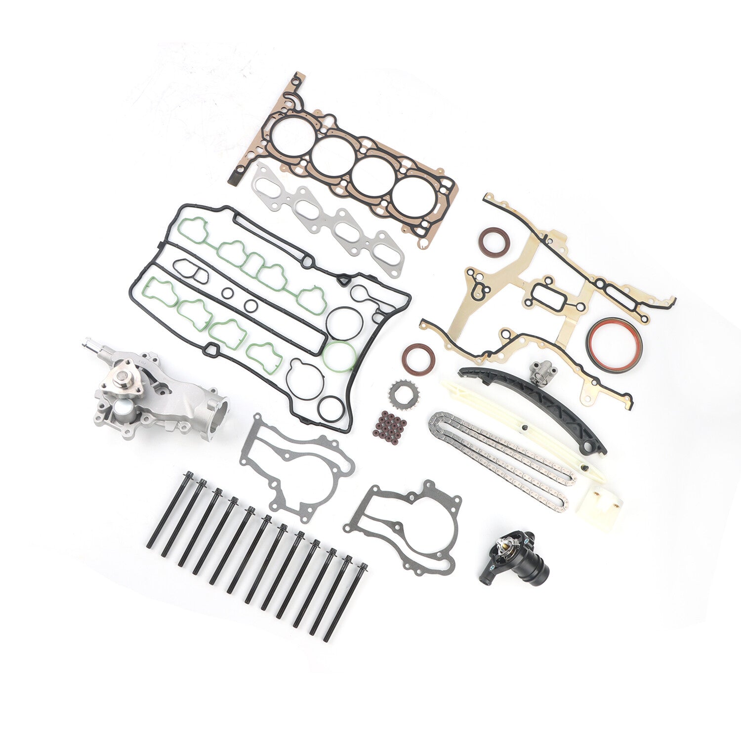 Head Gasket Bolts Timing Chain Kit for 2011-15 for Chevrolet Sonic for Cruze for Buick 1.4L