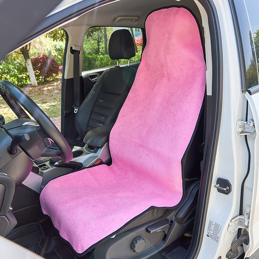 1x Multifunctional Pink Car for Seat Cover Protector Mat For Yoga Beach Sweat Towel