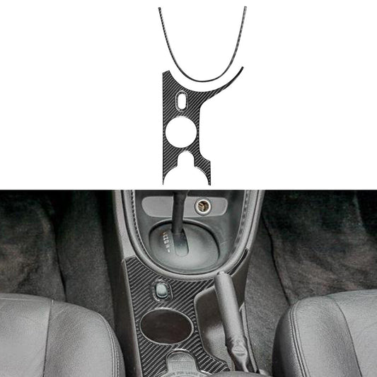 3x Carbon Fiber Center Cup Holder Panel Trim for Ford for Mustang Convertible 01-04