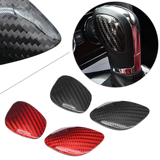 Carbon Fiber Car Shift Knob Badge Emblem Fit for Volkswagen for VW for Golf MK7 CC 2011+